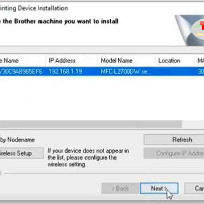 Hướng dẫn cài đặt Brother MFC-L2701Dw