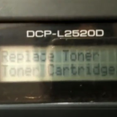 Hướng dẫn sửa lỗi replace toner Brother DCP-L2520D