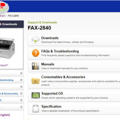 Hướng dẫn tải Driver Brother Fax-2840