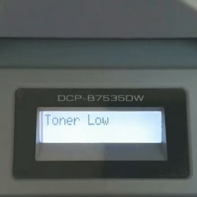 Hướng dẫn sửa lỗi máy in Brother dcp-b7535dw báo replace toner