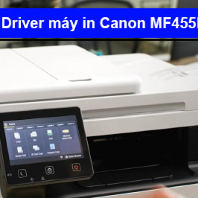 Hướng dẫn tải Driver Canon MF455Dw