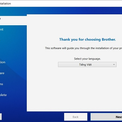 Hướng dẫn cài đặt driver máy in Brother T720Dw