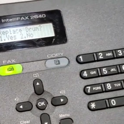 Hướng dẫn sửa lỗi replace toner máy fax Brother 2840