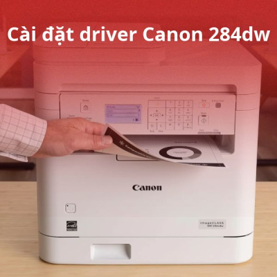 Hướng dẫn cài đặt driver Canon 284dw