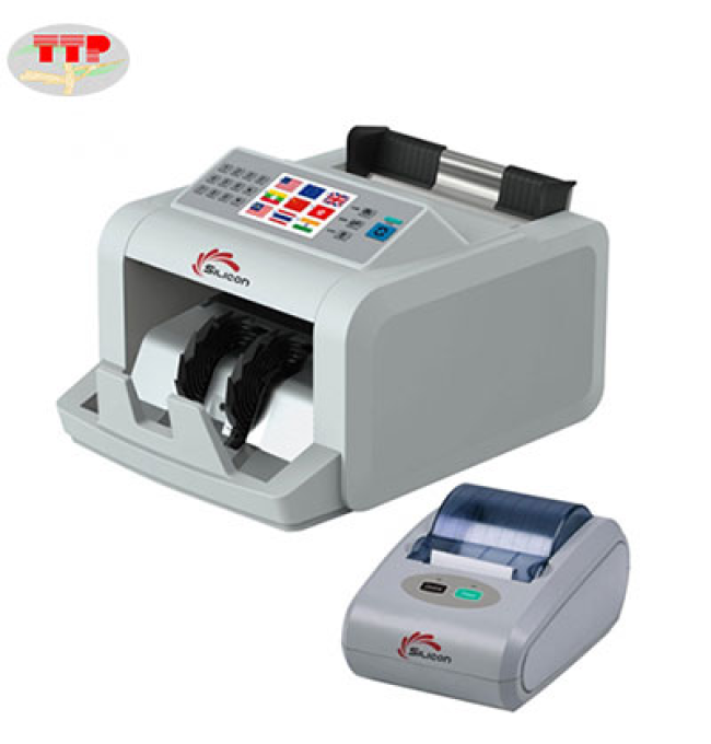 Máy đếm tiền Silicon MC-7Plus Combo