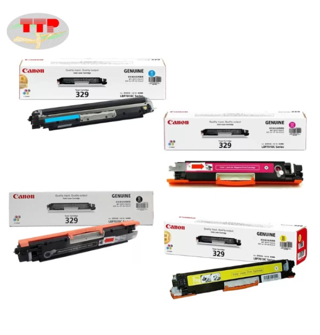 Hộp mực Canon 329 BK C M Y