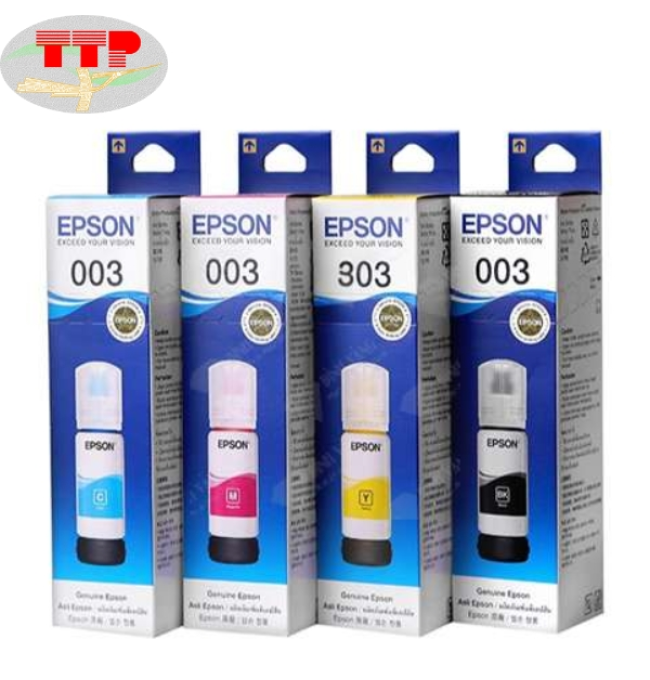 Hộp mực Epson 003 BK, C, M, Y