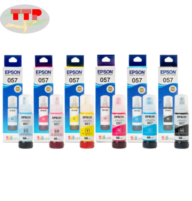 Hộp mực Epson 057 BK, C, M, Y, LC, LM