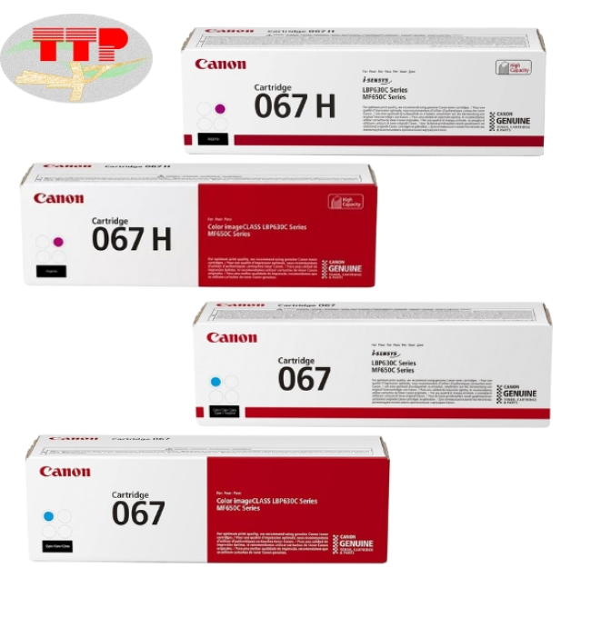 Hộp mực Canon 067H BK, C, M, Y