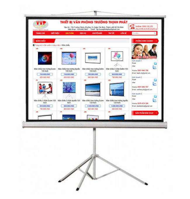 Màn chiếu 3 chân Apollo 120 Inch