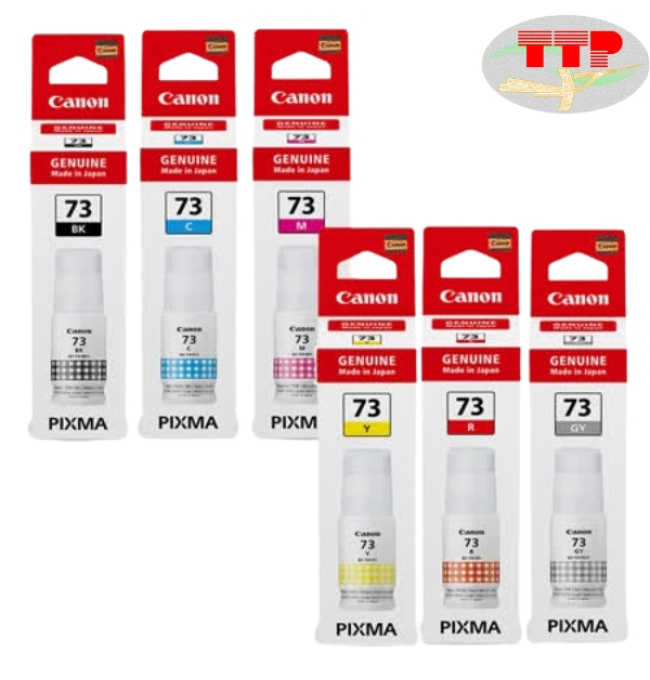 Hộp mực Canon GI-73 BK/GY/C/Y/M/R