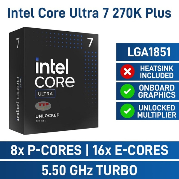CPU Intel Core Ultra 7 270K Plus