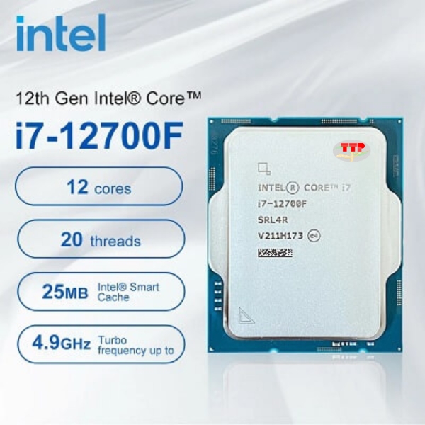 CPU Intel Core i7 12700F TTP