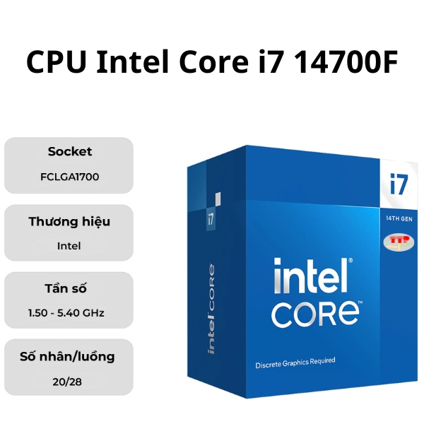 CPU Intel Core i7 14700F TTP