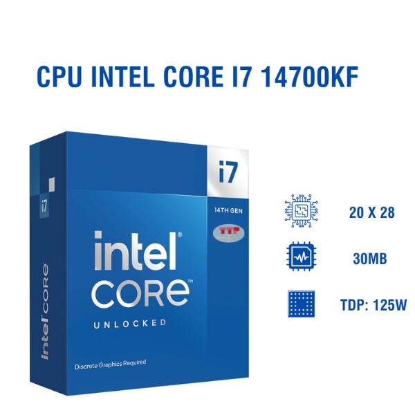 CPU Intel Core i7 14700KF TTP