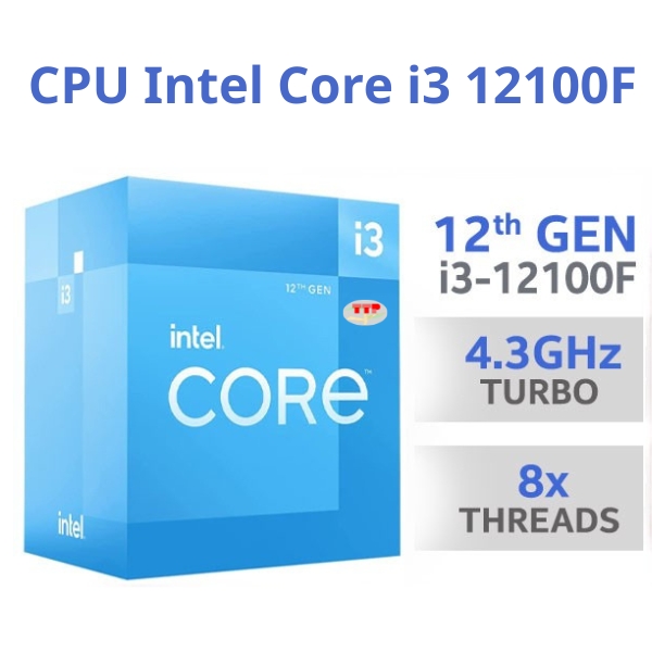 CPU Intel Core i3 12100F TTP