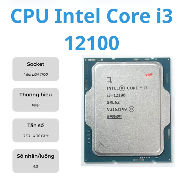 CPU Intel Core i3 12100 TTP