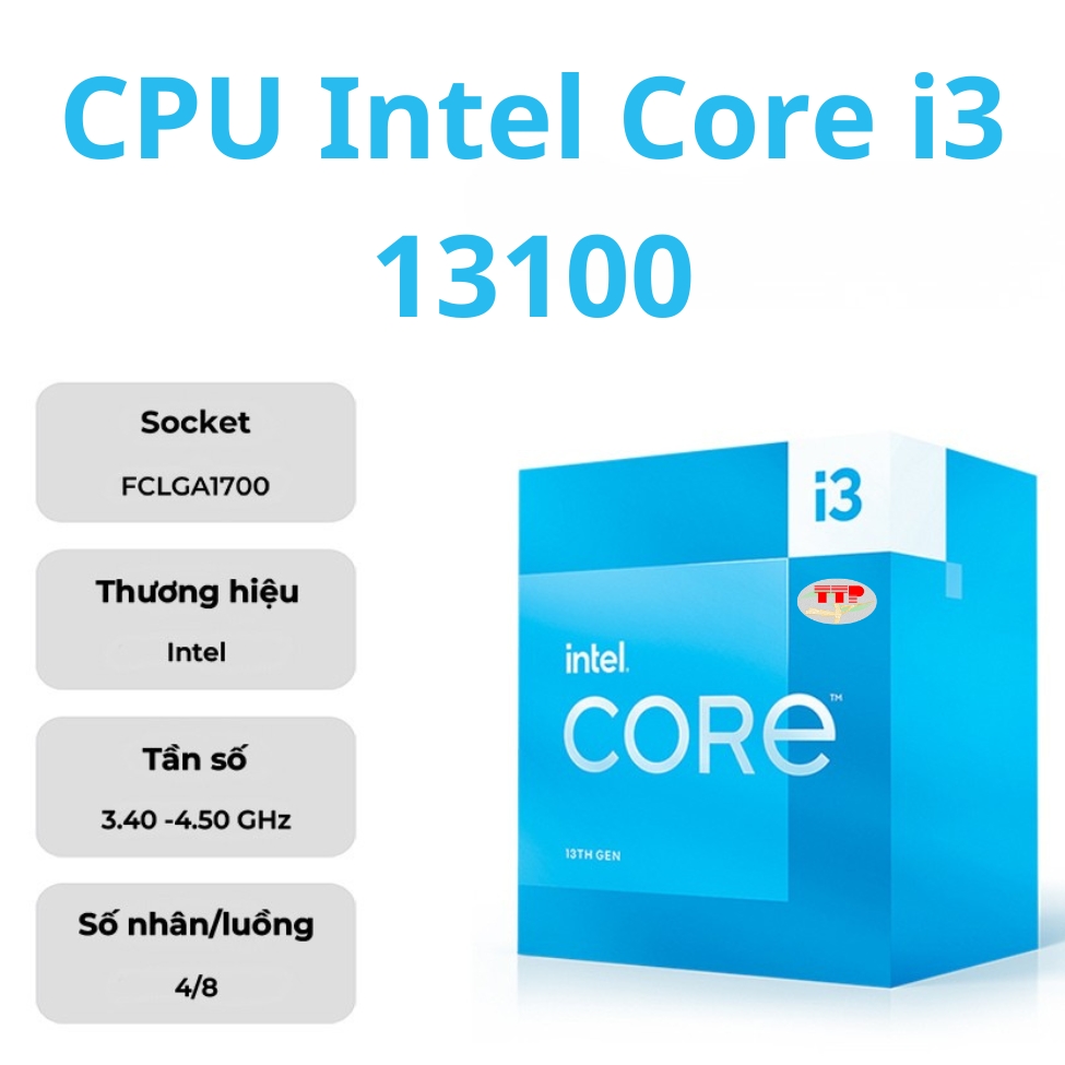 CPU Intel Core i3 13100 TTP