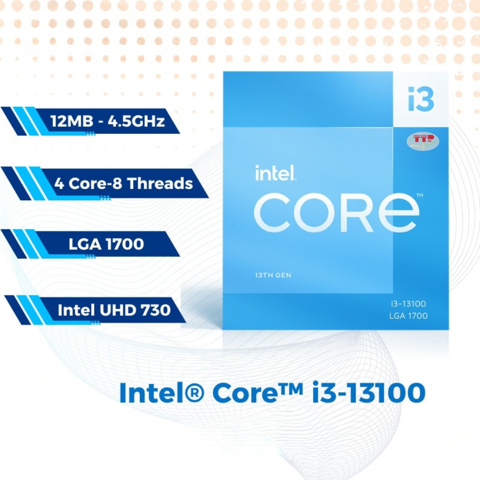 CPU Intel Core i3 13100 TTP