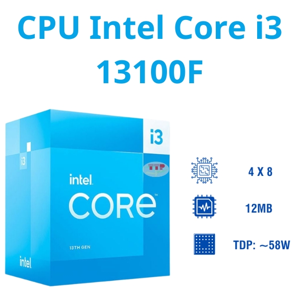 CPU Intel Core i3 13100F TTP