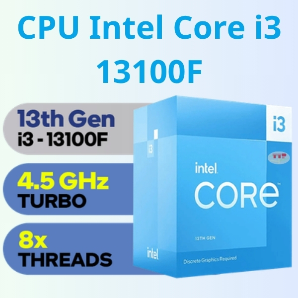CPU Intel Core i3 13100F TTP