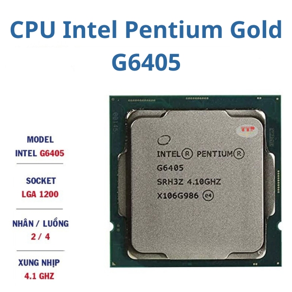 CPU Intel Pentium Gold G6405 TTP