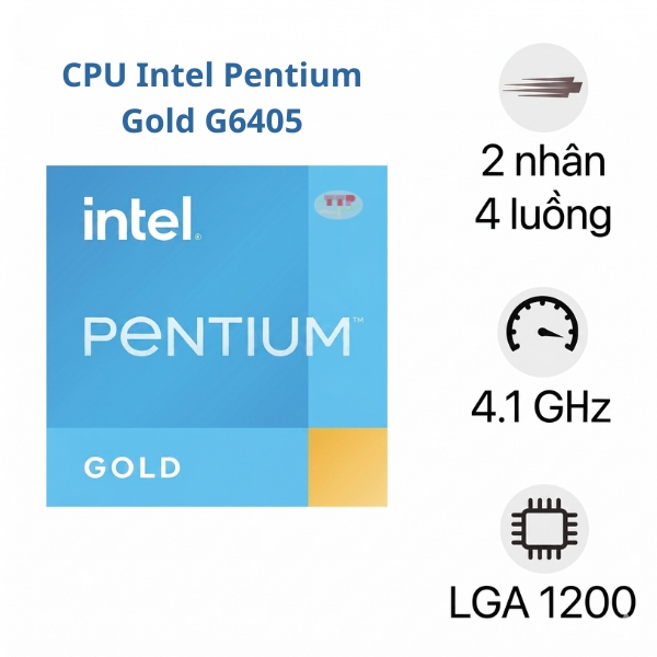 CPU Intel Pentium Gold G6405 TTP