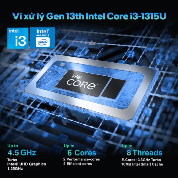 Máy tính bộ Asus P500SV-31315U003W i3-1315U