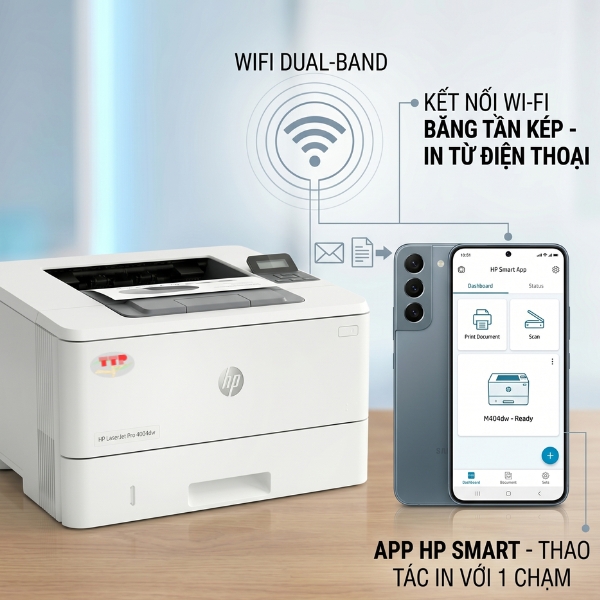Máy in HP LaserJet Pro 4004dw 2Z615A TTP