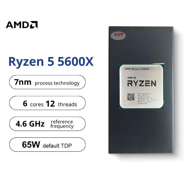 CPU AMD Ryzen 5 5600X 3.7Ghz Up to 4.6Ghz