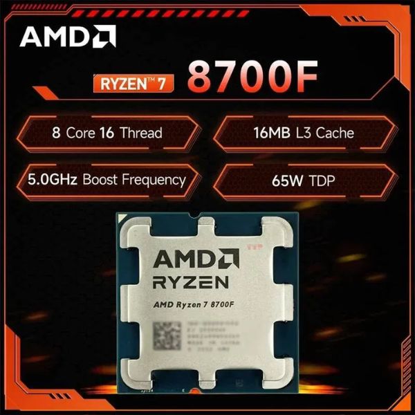 CPU AMD Ryzen 7 8700F 4.1Ghz Up to 5.0Ghz
