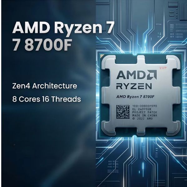 CPU AMD Ryzen 7 8700F 4.1Ghz Up to 5.0Ghz