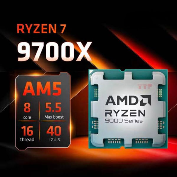 CPU AMD Ryzen 7 9700X 3.8Ghz Up to 5.5Ghz