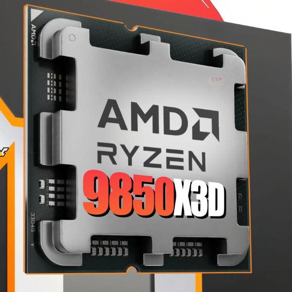 CPU AMD Ryzen 7 9850X3D 4.7Ghz Up to 5.6Ghz