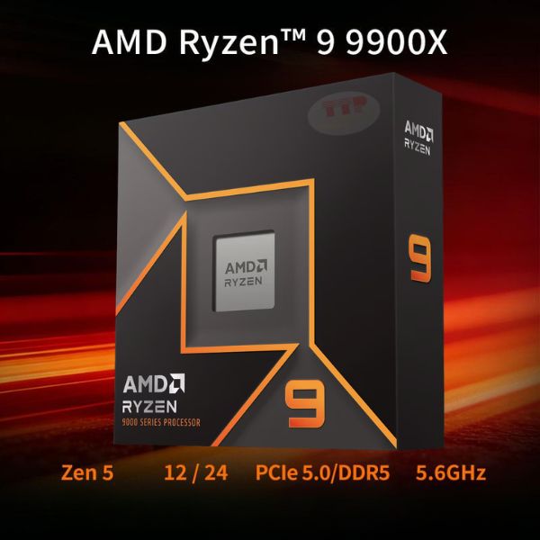 CPU AMD Ryzen 9 9900X 4.4Ghz Up to 5.6Ghz