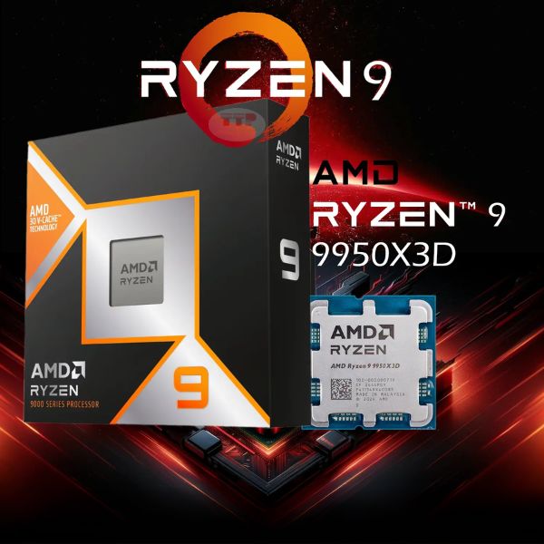 CPU AMD Ryzen 9 9950X3D 4.3Ghz Up to 5.7Ghz