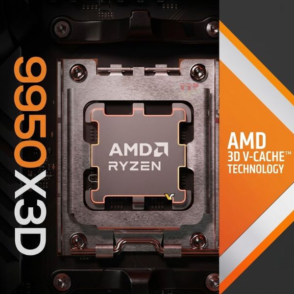 CPU AMD Ryzen 9 9950X3D 4.3Ghz Up to 5.7Ghz