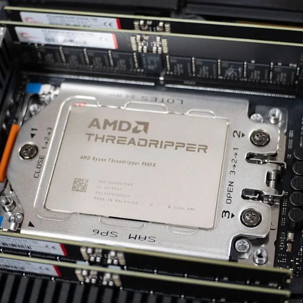 CPU AMD Ryzen Threadripper PRO 9955WX 4.5Ghz up to 5.4Ghz