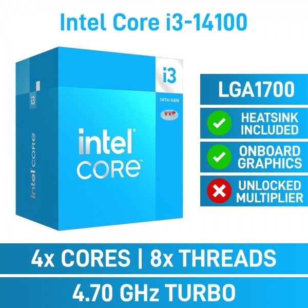 CPU Intel Core i3 14100 TTP