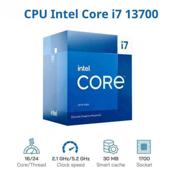 CPU Intel Core i7 13700 TTP