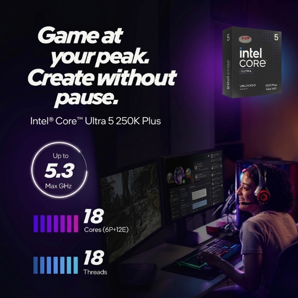 CPU Intel Core Ultra 5 250K Plus