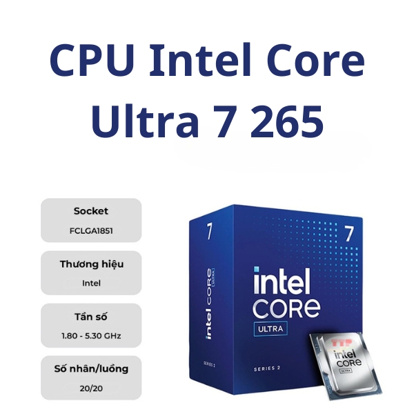 CPU Intel Core Ultra 7 265