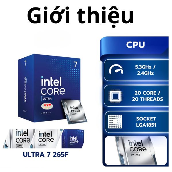 CPU Intel Core Ultra 7 265F