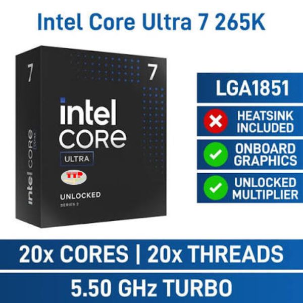 CPU Intel Core Ultra 7 265K