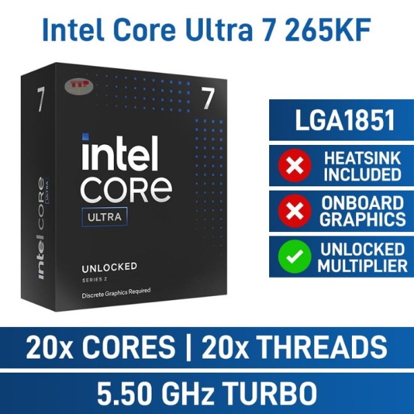 CPU Intel Core Ultra 7 265KF