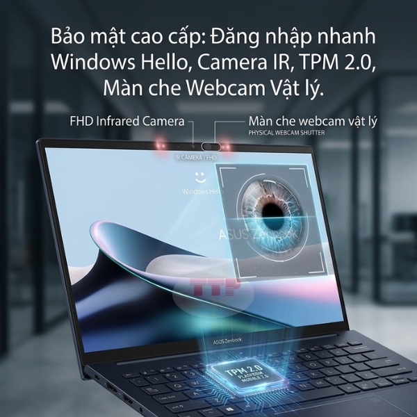 Laptop ASUS Zenbook 14 UM3406GA-QD075WS Ryzen AI 7 445
