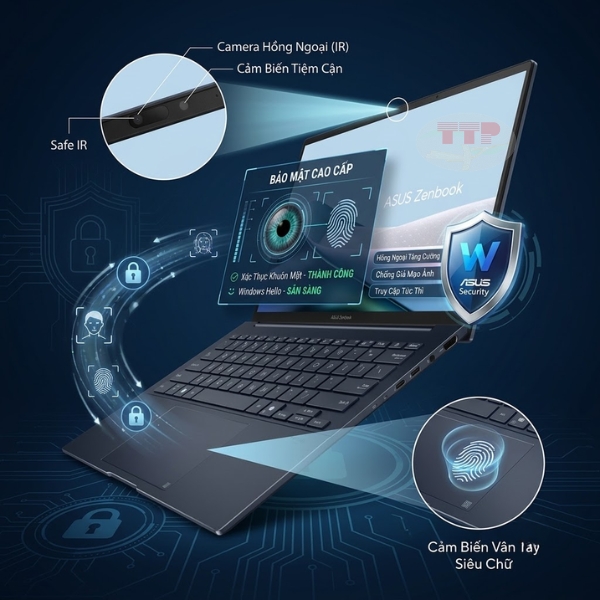 Laptop ASUS Zenbook 14 UX3405CA-ST628W Ultra 5 225H