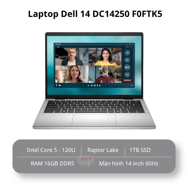 Laptop Dell 14 DC14250 F0FTK5 Core 5-120U
