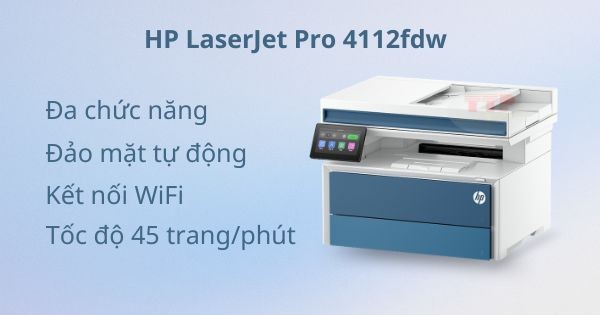 Máy in đa chức năng HP LaserJet Pro 4112fdw 8X3F2A