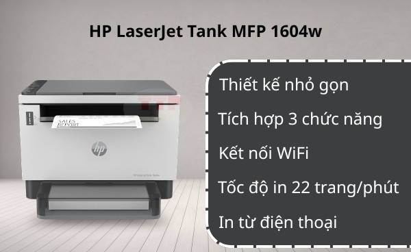 Máy in HP LaserJet Tank MFP 1604w 381L0A